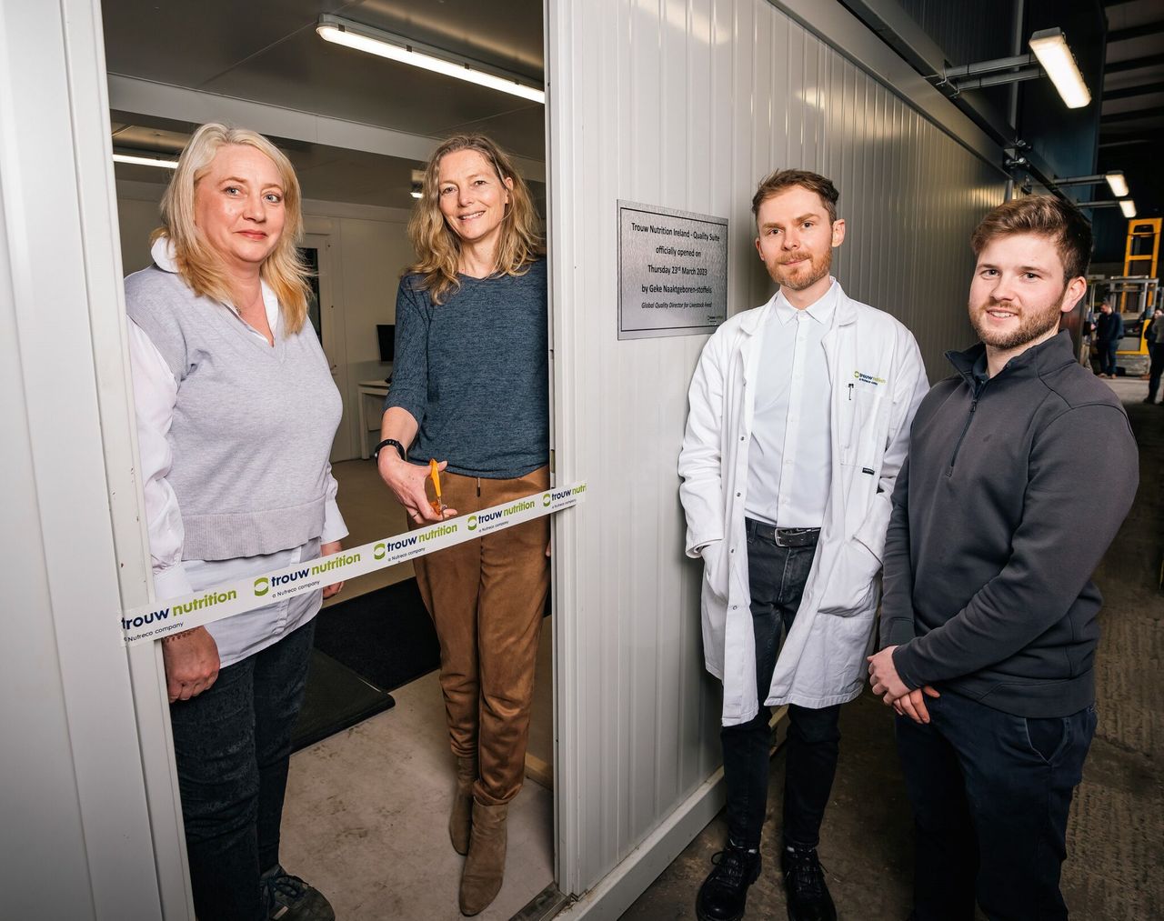 Trouw Nutrition Ireland invests in new Belfast lab