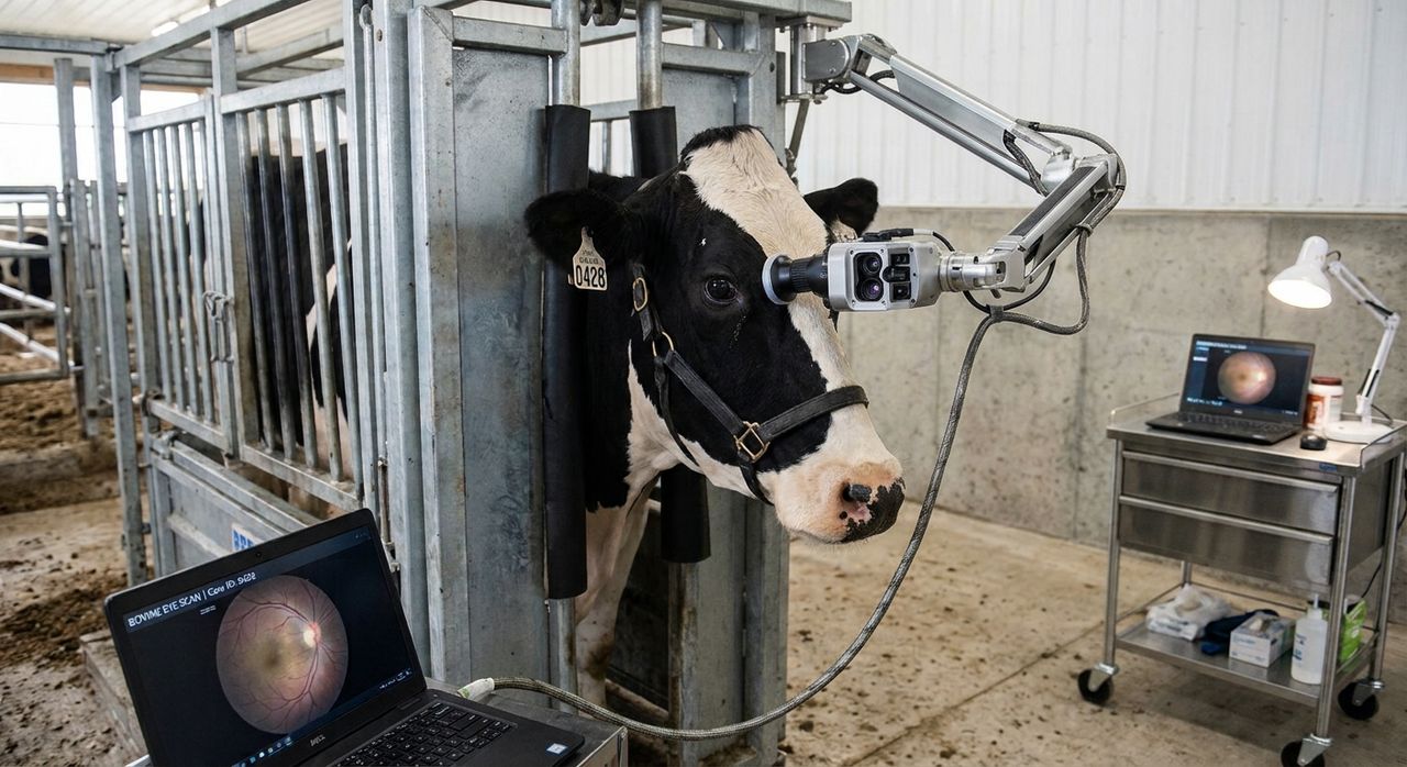 Could an eye scan speed up TB checks on farms?