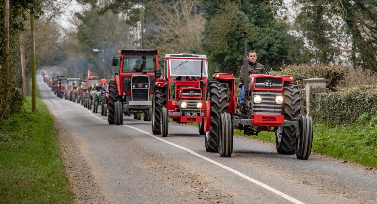 Pics: New Massey Ferguson world record set...in Co. Kildare