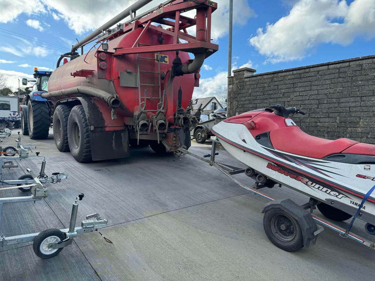 What does a jet ski, tractor and slurry spreader have in common?