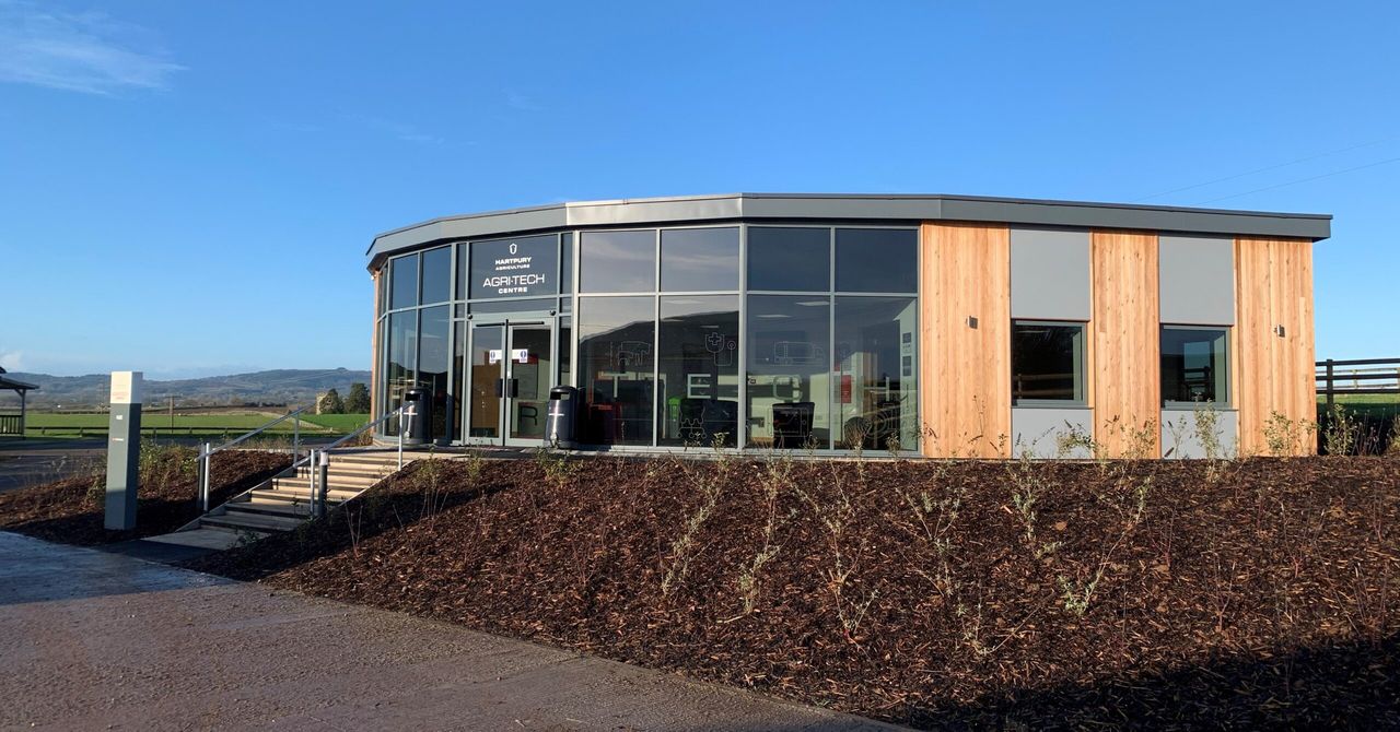 Construction phase completed on £2 million Hartpury agri-tech hub