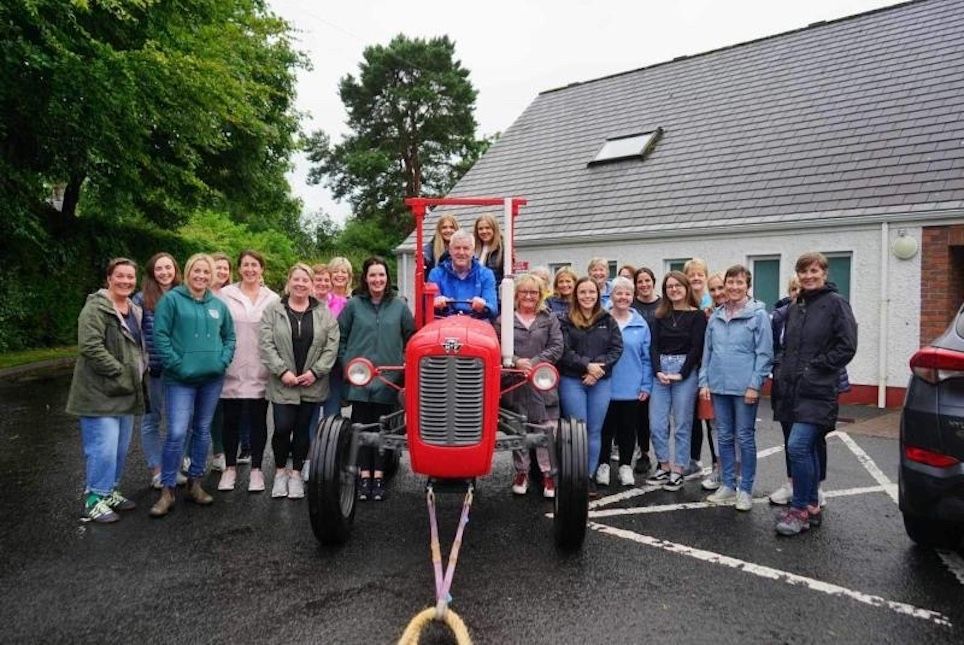 50 women tackle tractor pull for hub project