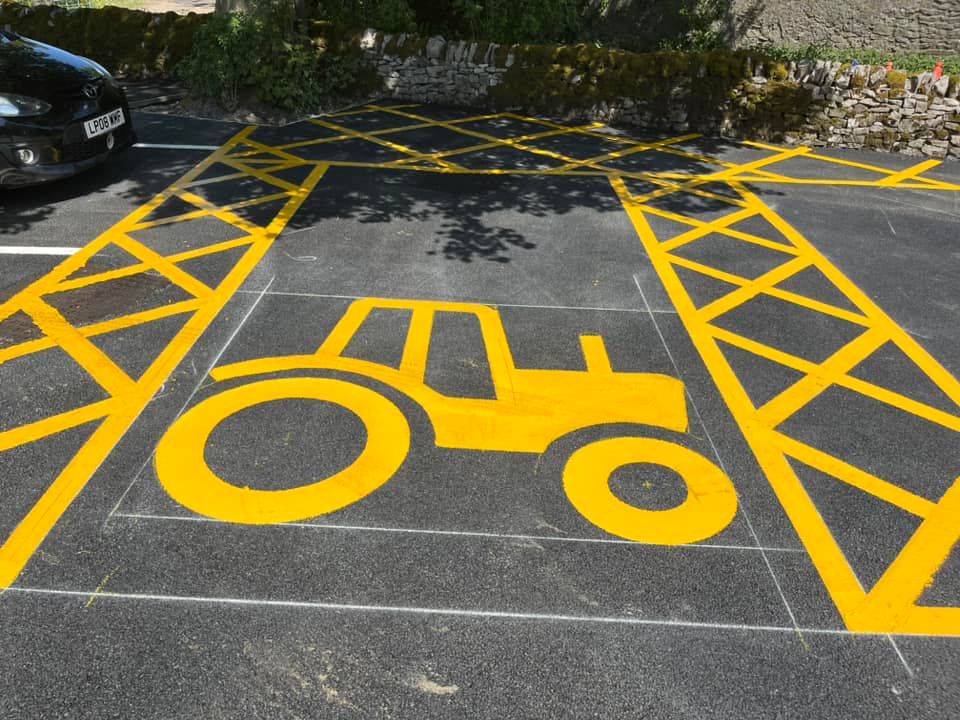 UK pub creates 'first' tractor parking space