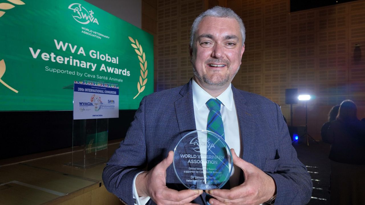 Down man awarded ‘World Vet of the Year 2024’ title
