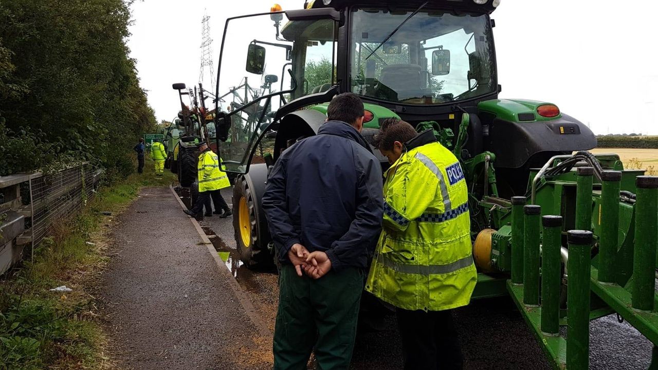 17 out of 19 farm vehicles checked by police found with defects