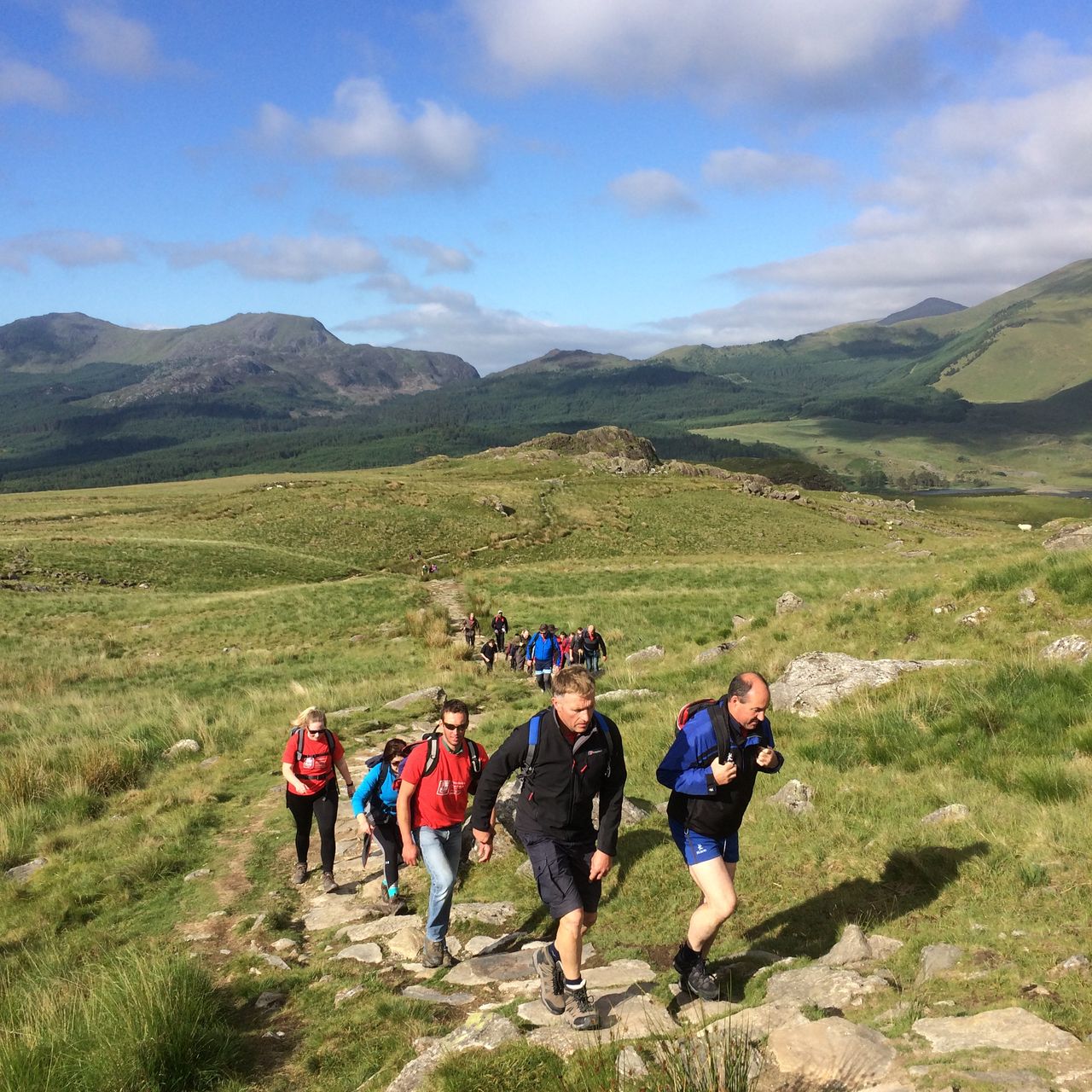30 farmers scale Snowdon for worthy charities