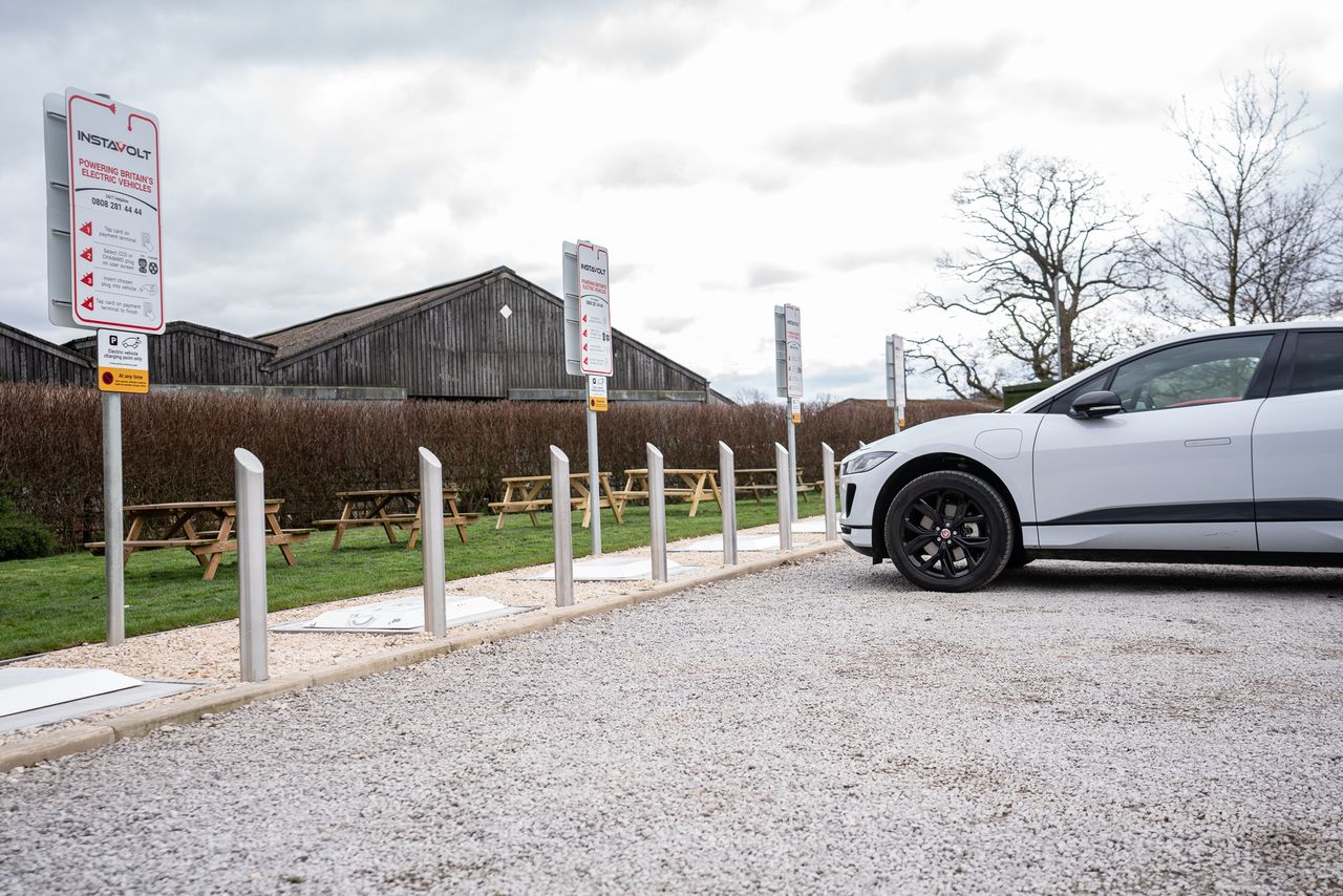Rhug Estate installs rapid EV car charging points