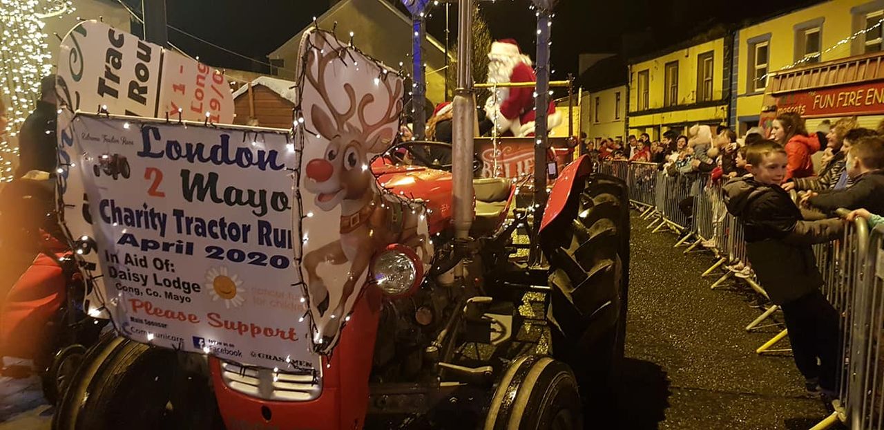 Extreme tractor run chartered for charity to Mayo…from London