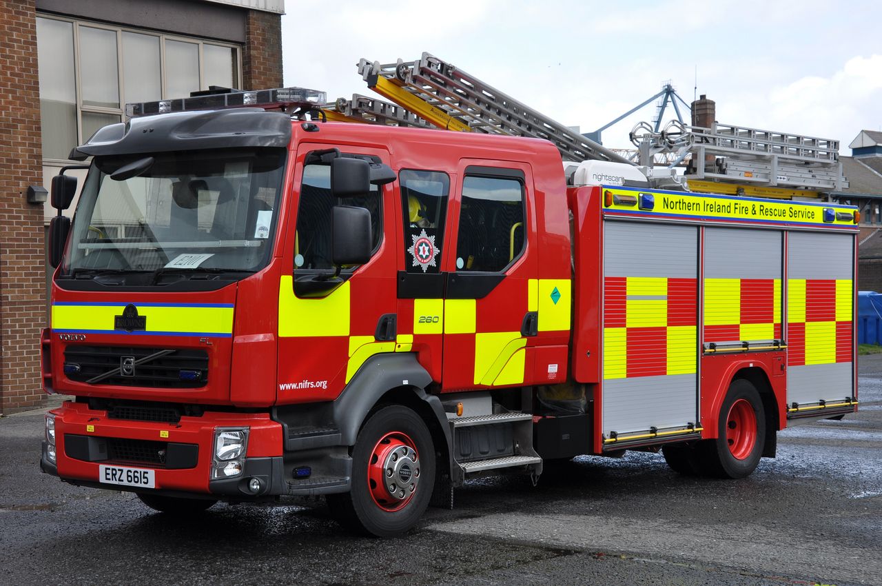 Pic: Contractor's loading shovel goes up in flames