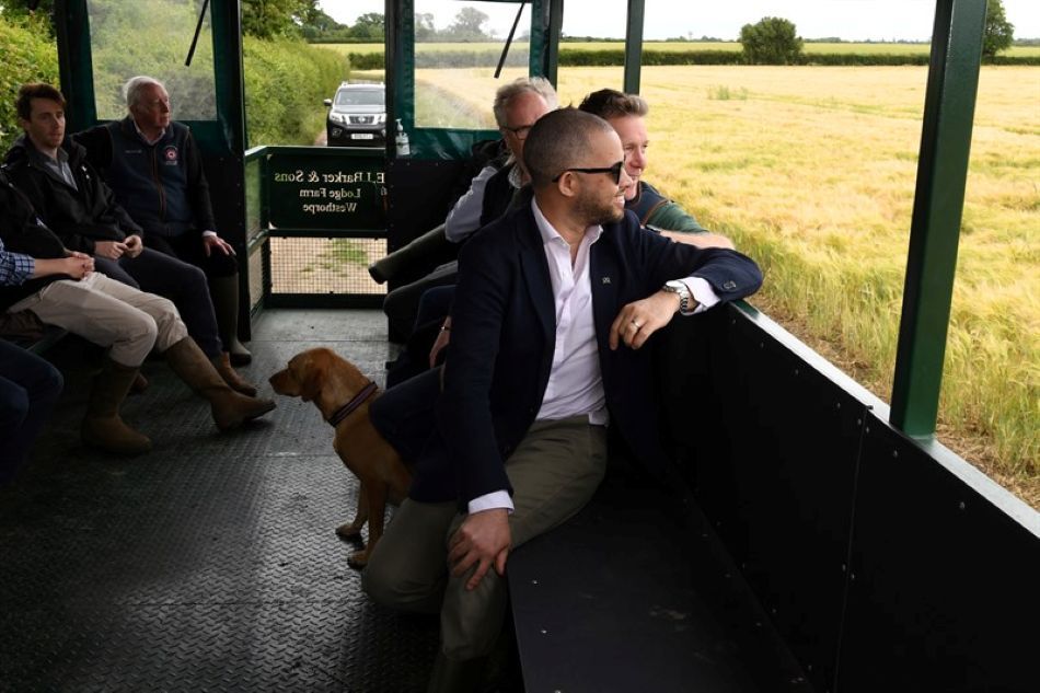 MPs visit arable farm to hear about impacts of Middle East conflict
