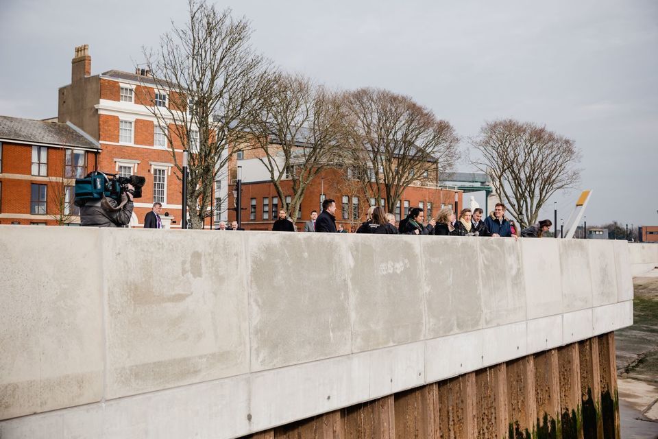 Hull’s new flood defences officially opened