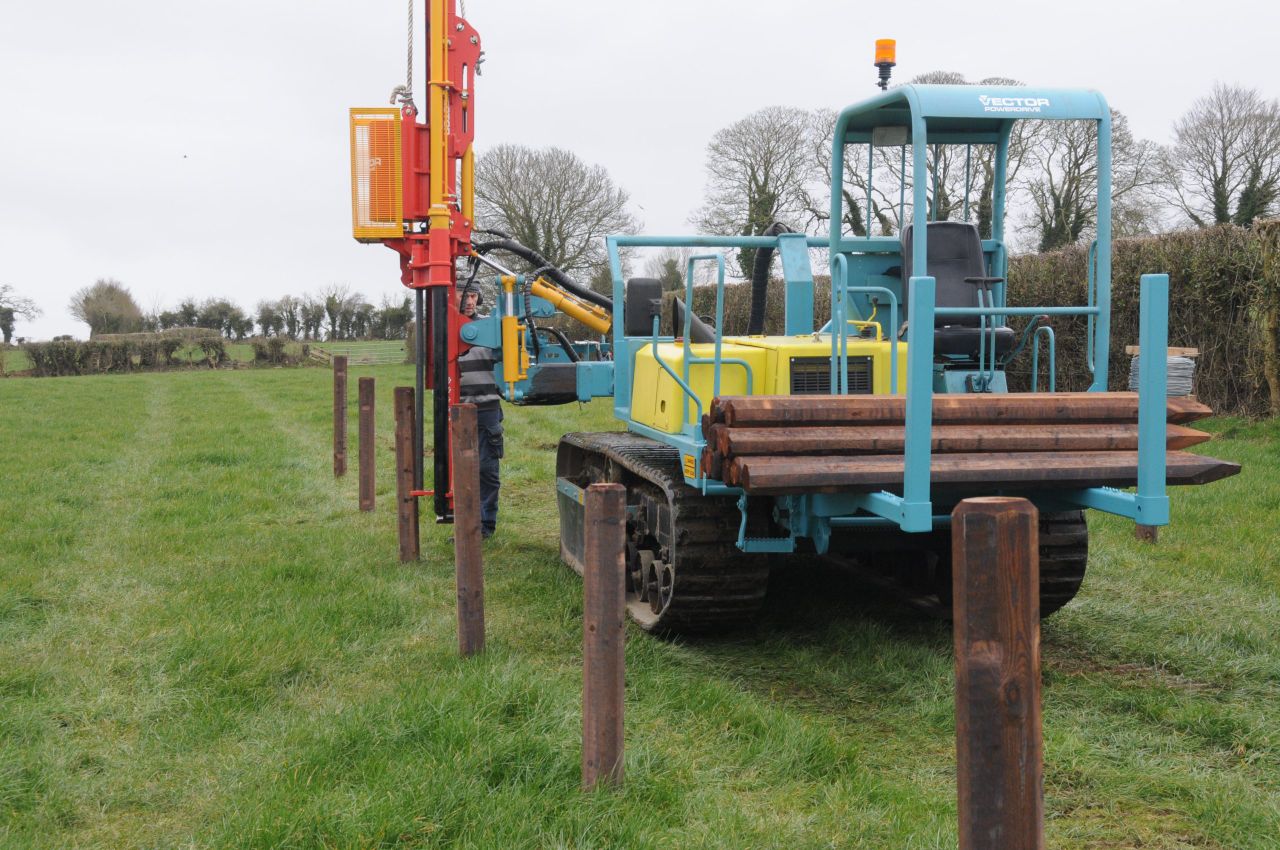 Kilkenny machinery company launches new self-propelled post driver