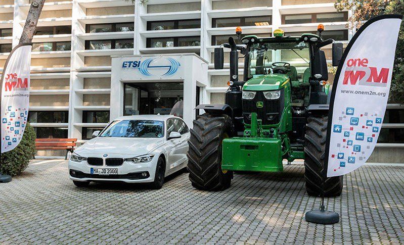 This tractor can ‘warn’ car drivers of its presence on the road – from 1km away