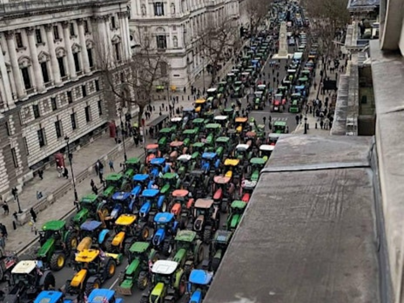 Save British Farming stages tractor rally in London today