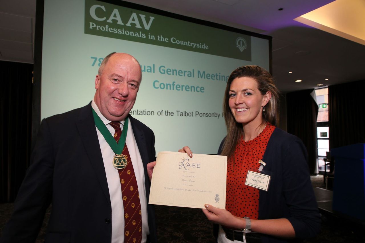 CAAV announces winner of the Talbot Ponsonby prize