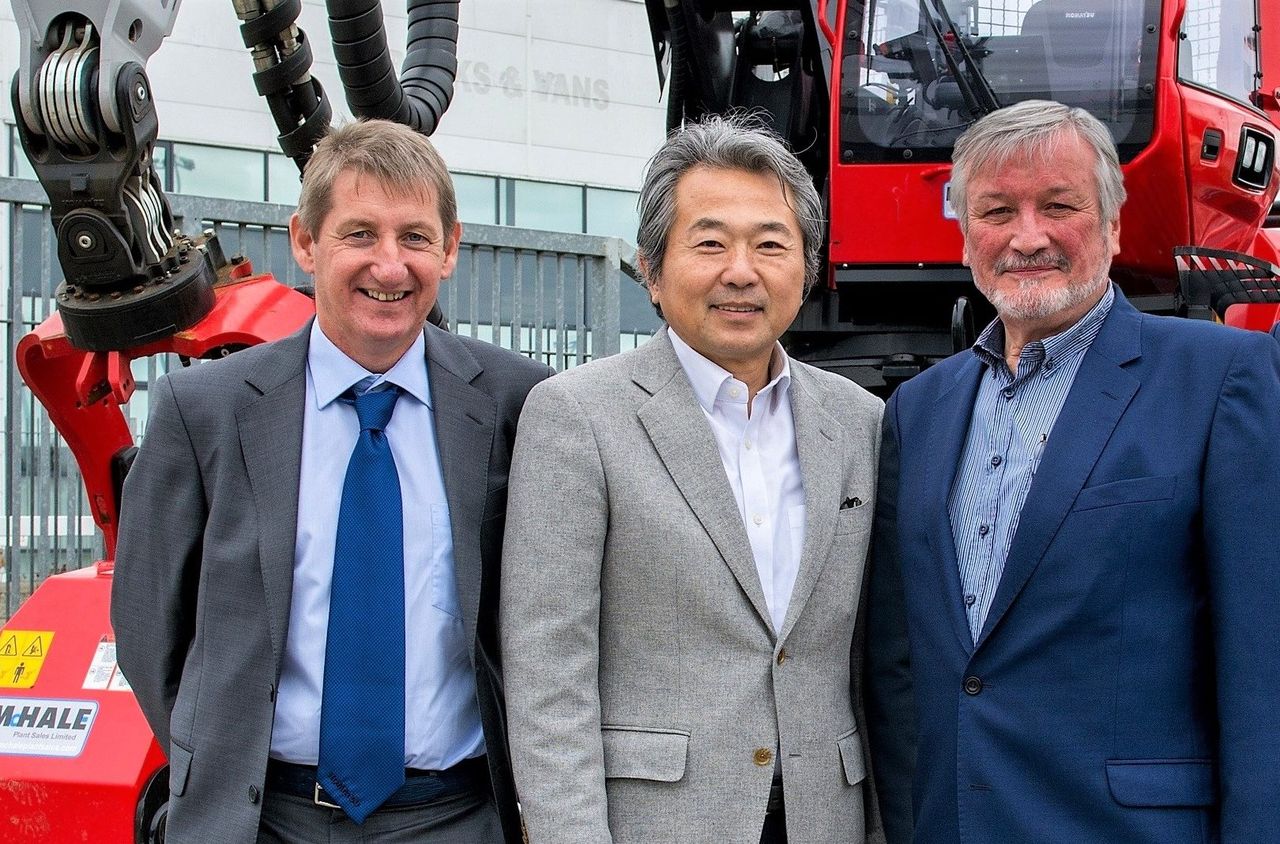 Seeing the wood for the trees: Komatsu 'top brass' land in Ireland