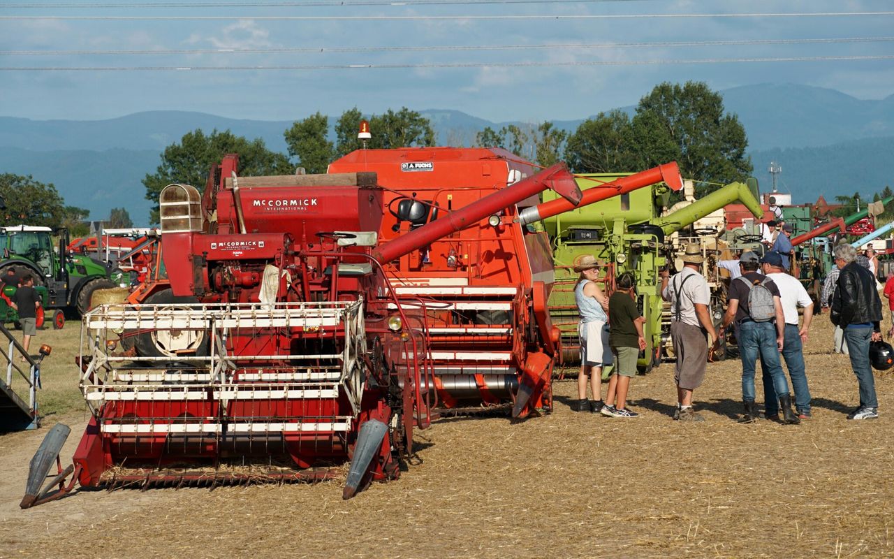 Combine legacy on display at vintage working day