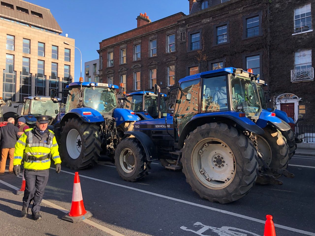 Dublin tractor protesters fined and given penalty points
