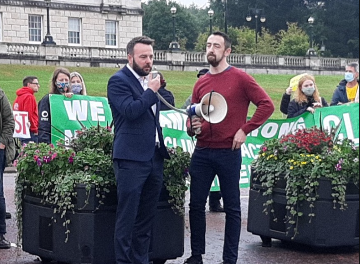 ‘If Stormont collapses, so will NI’s Climate Bill’, protesters warn
