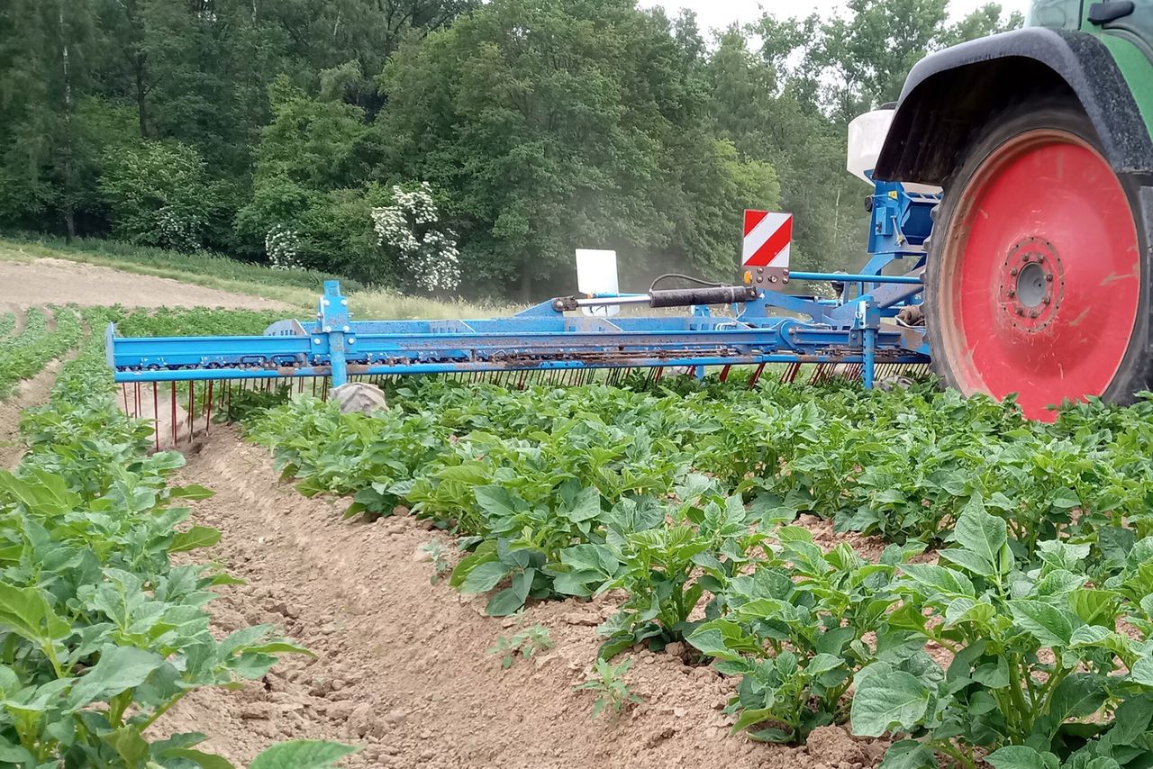 Lemken unveils first weed harrow during French demo