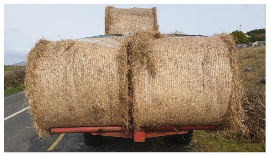3 injured as tractor spills bales outside English pub