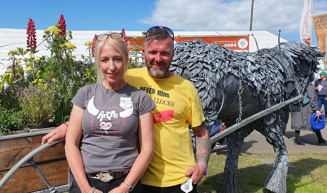 Farm scrap cow saves the day after thieves steal charity's raffle prize