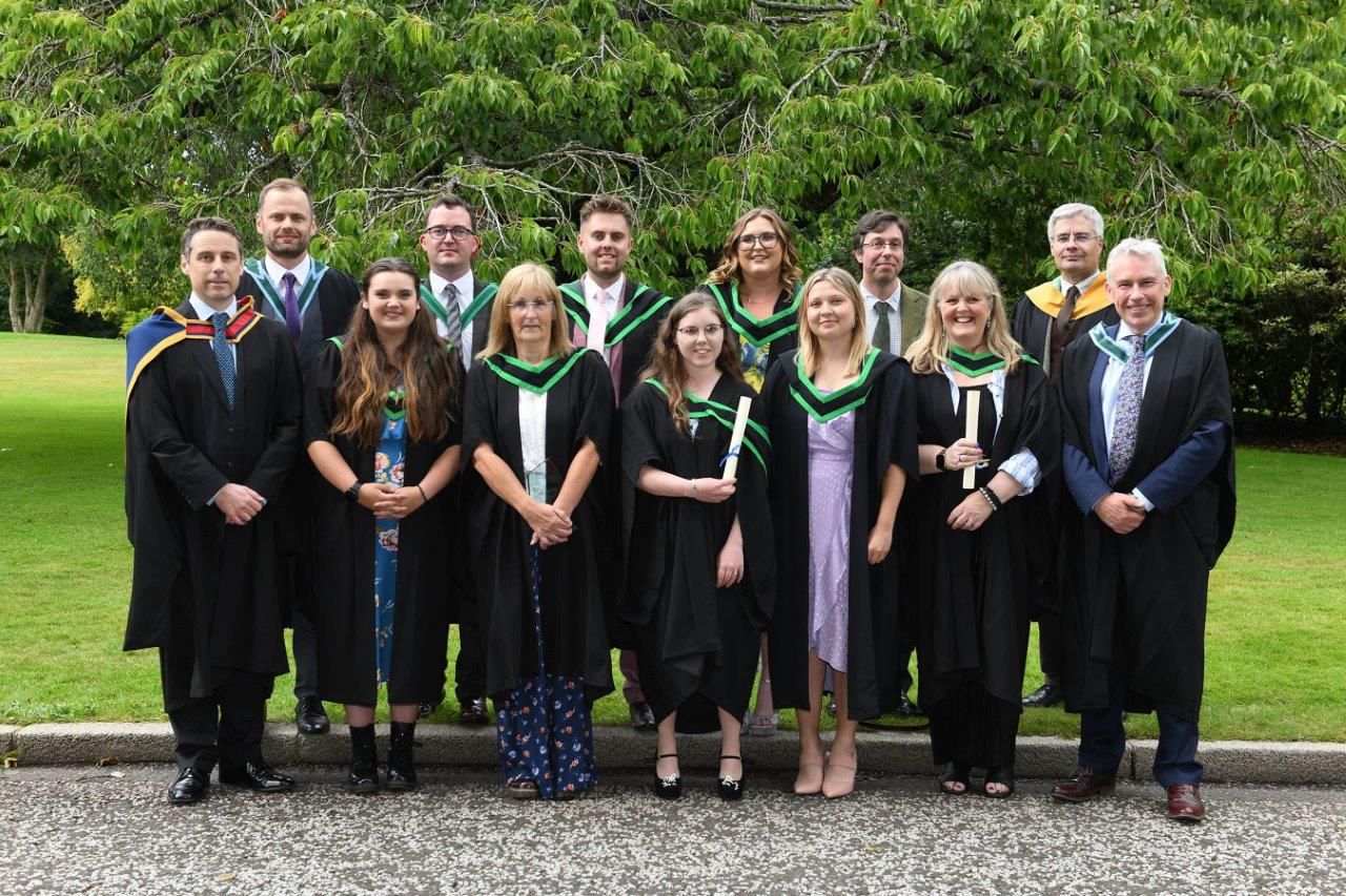 Students graduate with degree qualifications at CAFRE