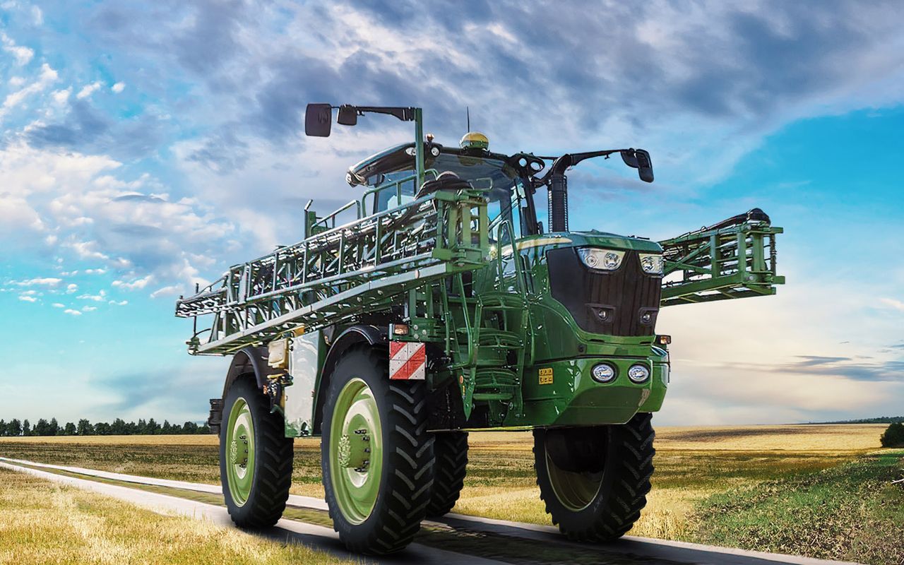 Latest BKT tyre improves crop sprayer efficiency