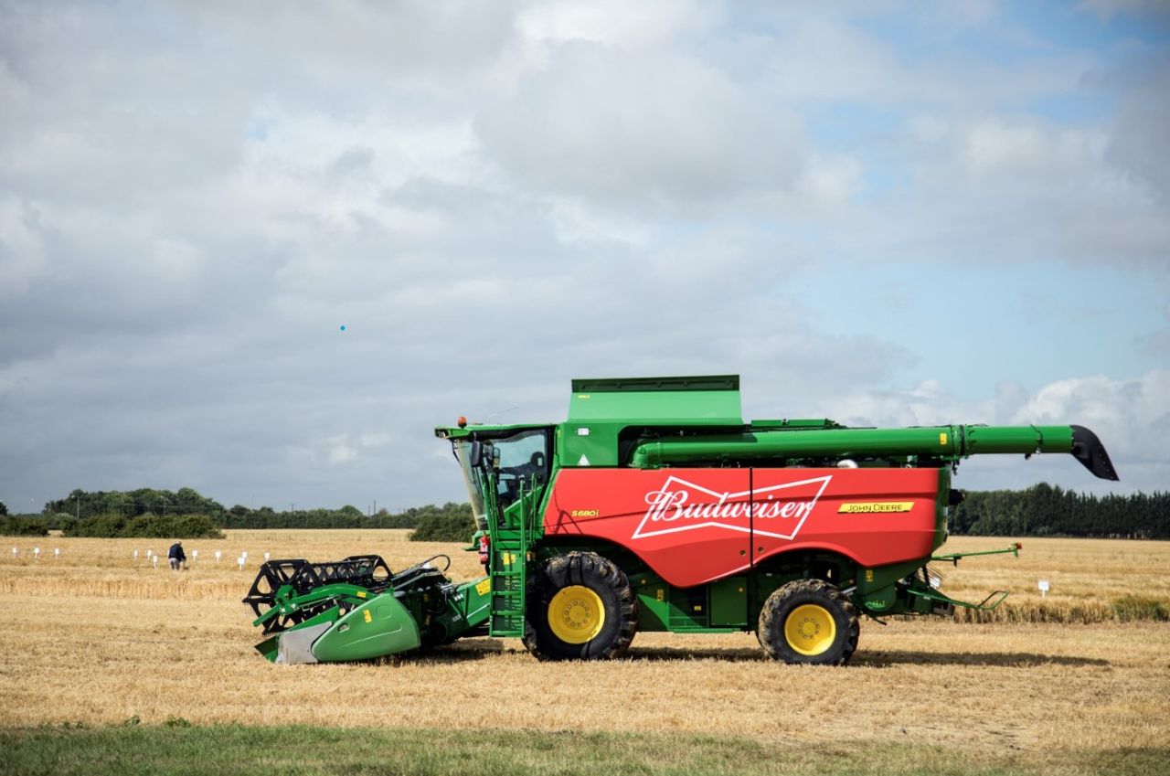 Budweiser UK now sourcing 100% of its barley from British farms