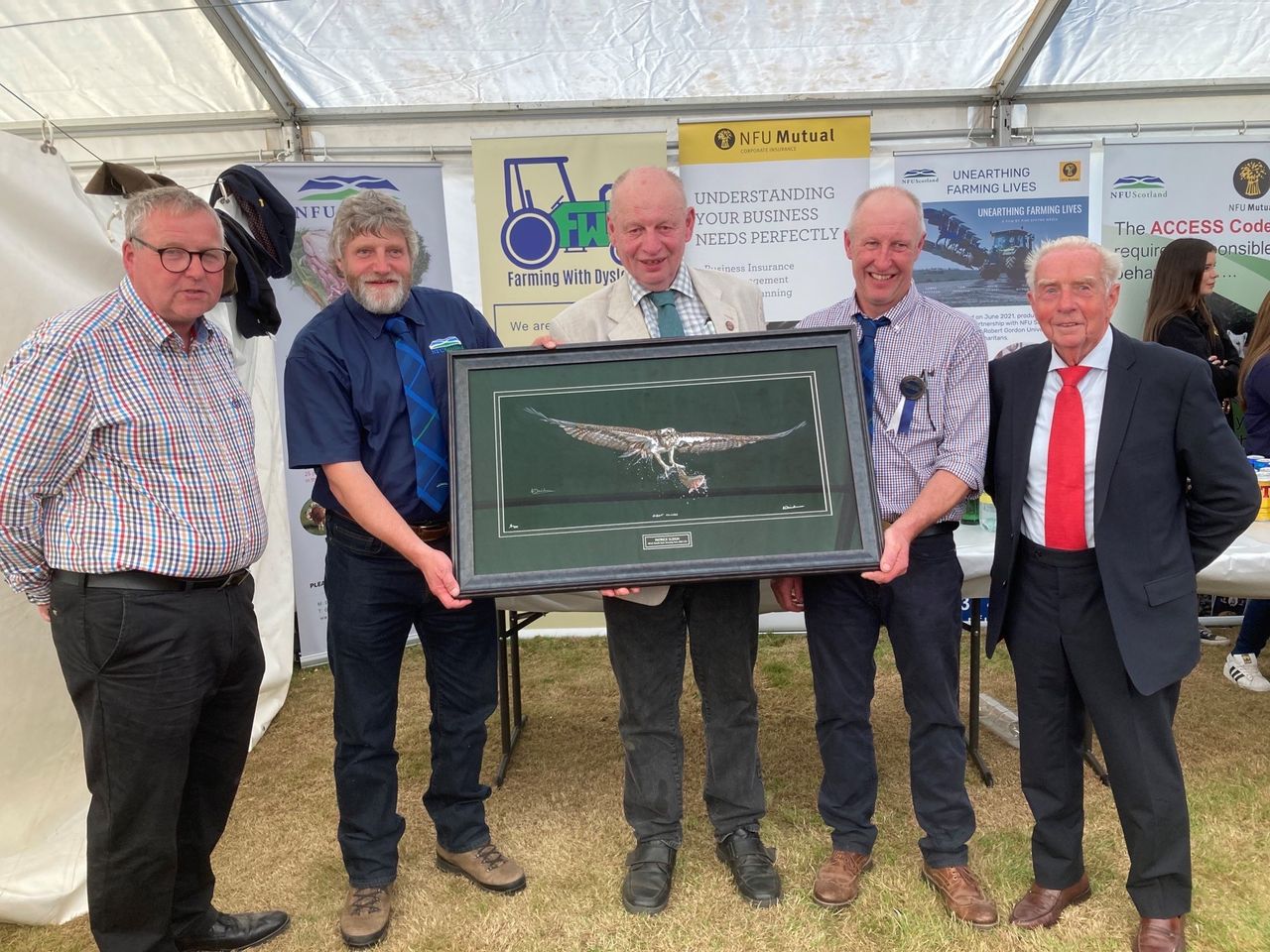 Unsung Hero award presented by NFU Scotland