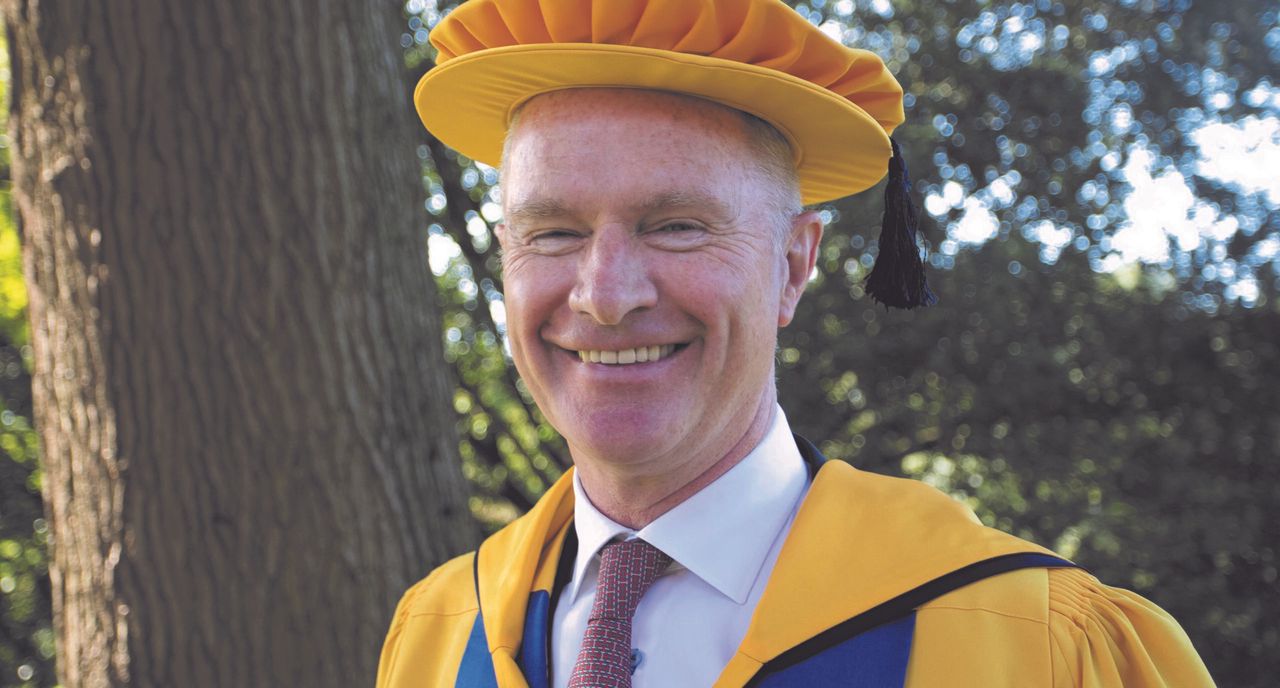 Devenish chairman receives honorary degree from Harper Adams University