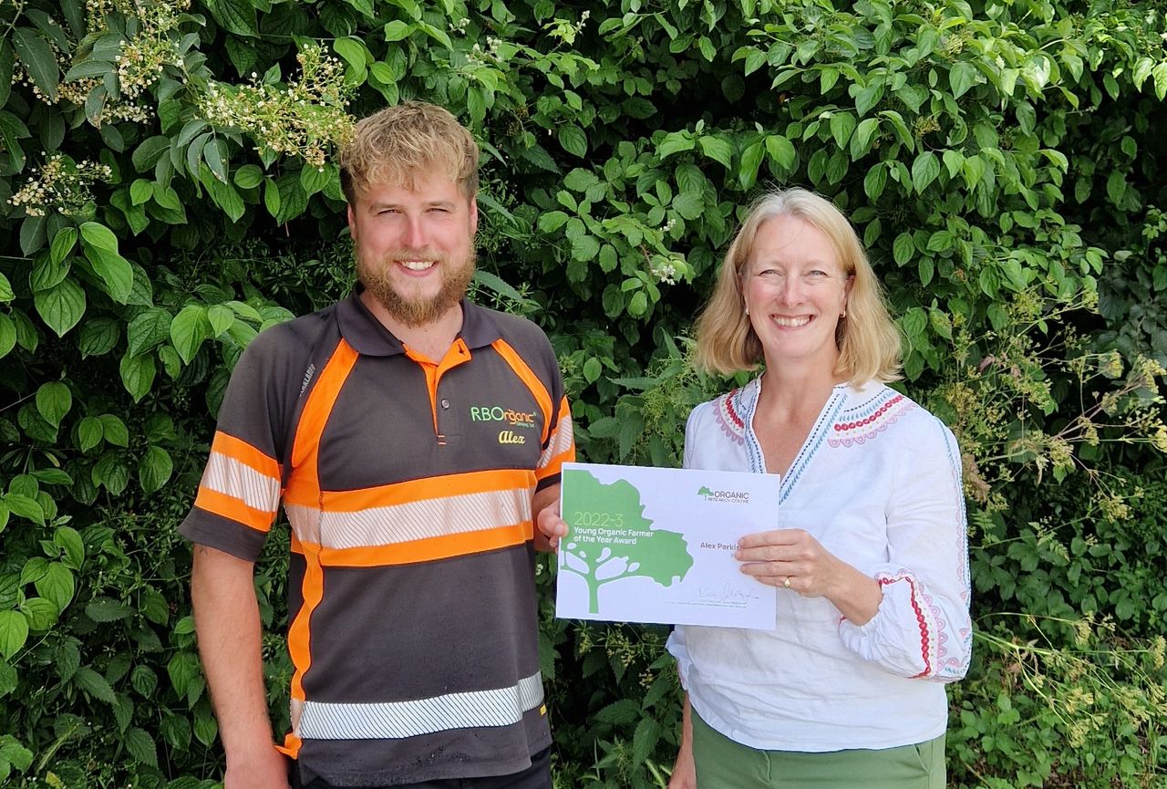 Norfolk  manager crowned ORC Young Organic Farmer of the Year 