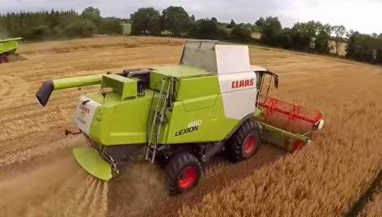 Watch great drone footage as gluten-free oat harvest comes to a close
