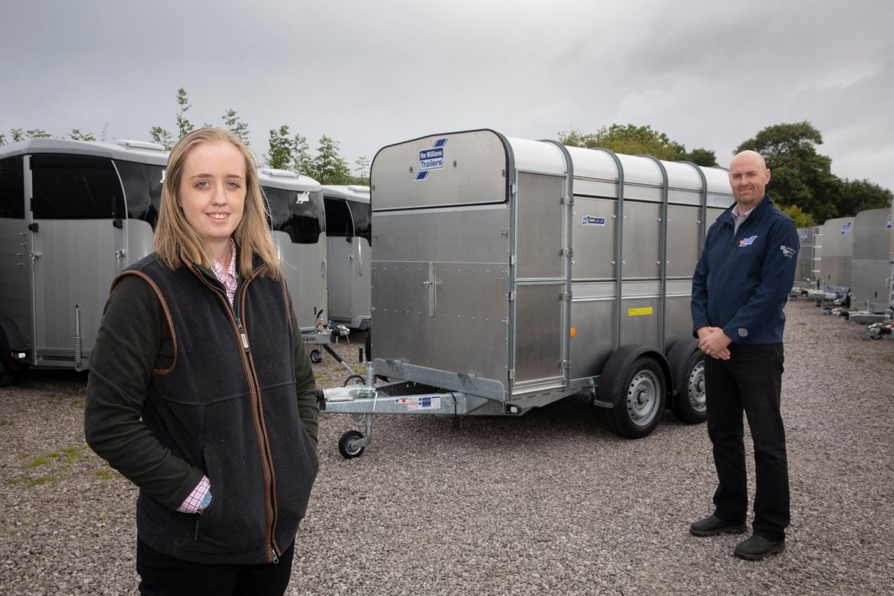 Young farmer's starring role with trailer firm boosts mental health charity