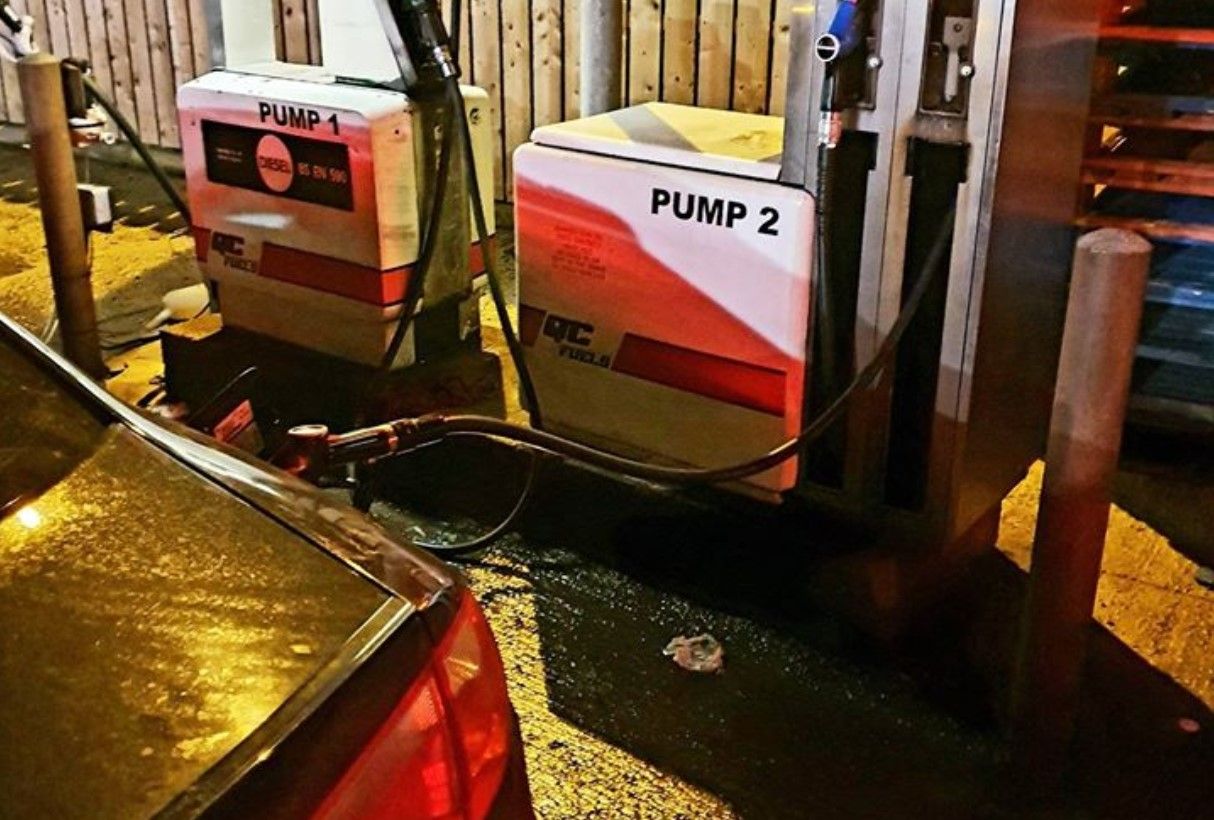 Driver caught ‘red handed’ pumping agri diesel at forecourt
