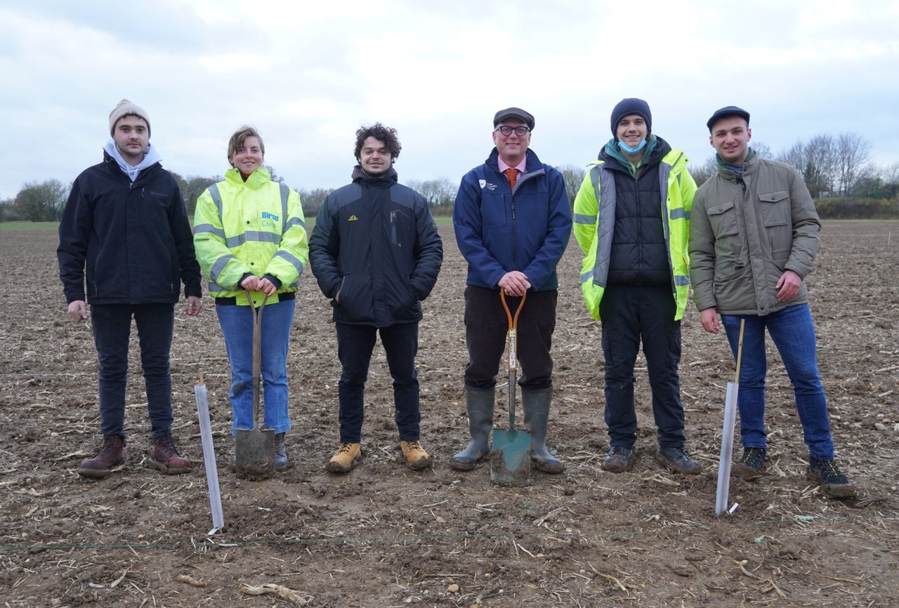 Students to plant over 700 new trees on Writtle University College’s campus