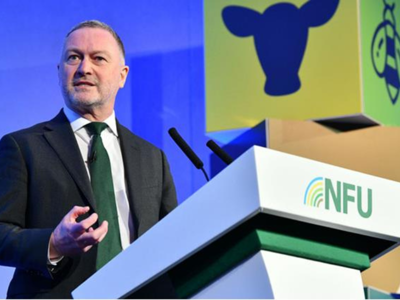 Reed unveils new schemes, silent on inheritance tax at NFU conference