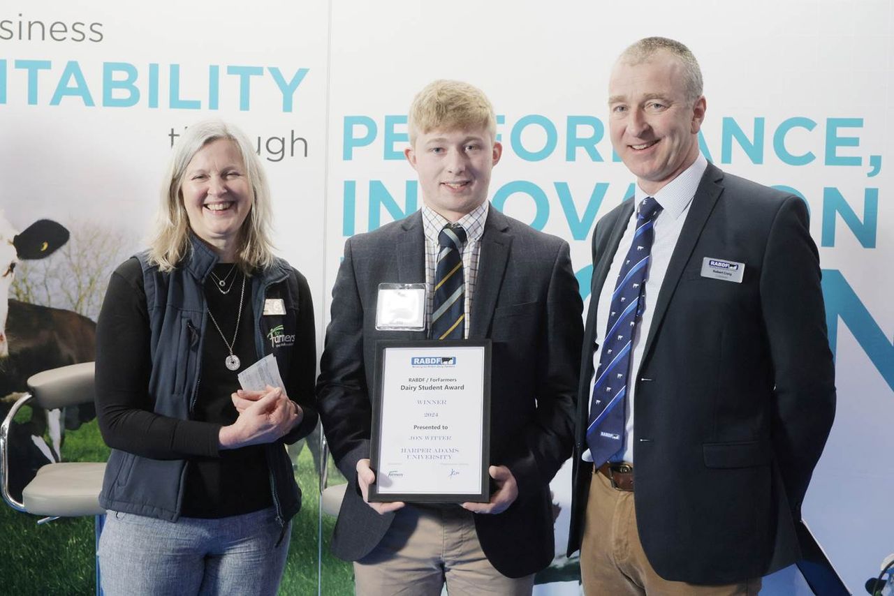 Harper Adams University student wins RABDF Dairy Student Award