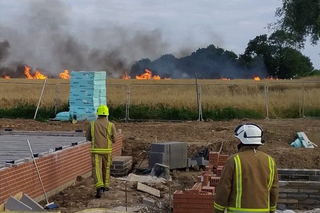 6 teens arrested in connection with 140ac UK crop fire