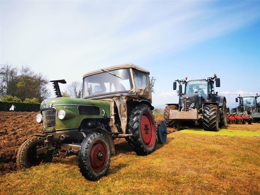 Young farmers plan 24-hour plough in 60-year-old tractor