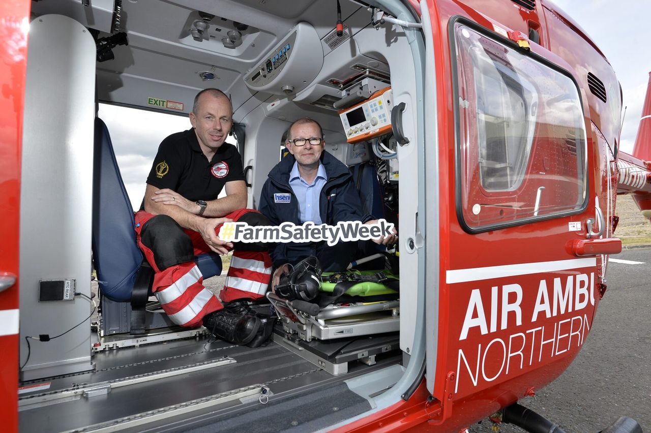 NI’s Air Ambulance soars one year on…but how many rescues were farming related?