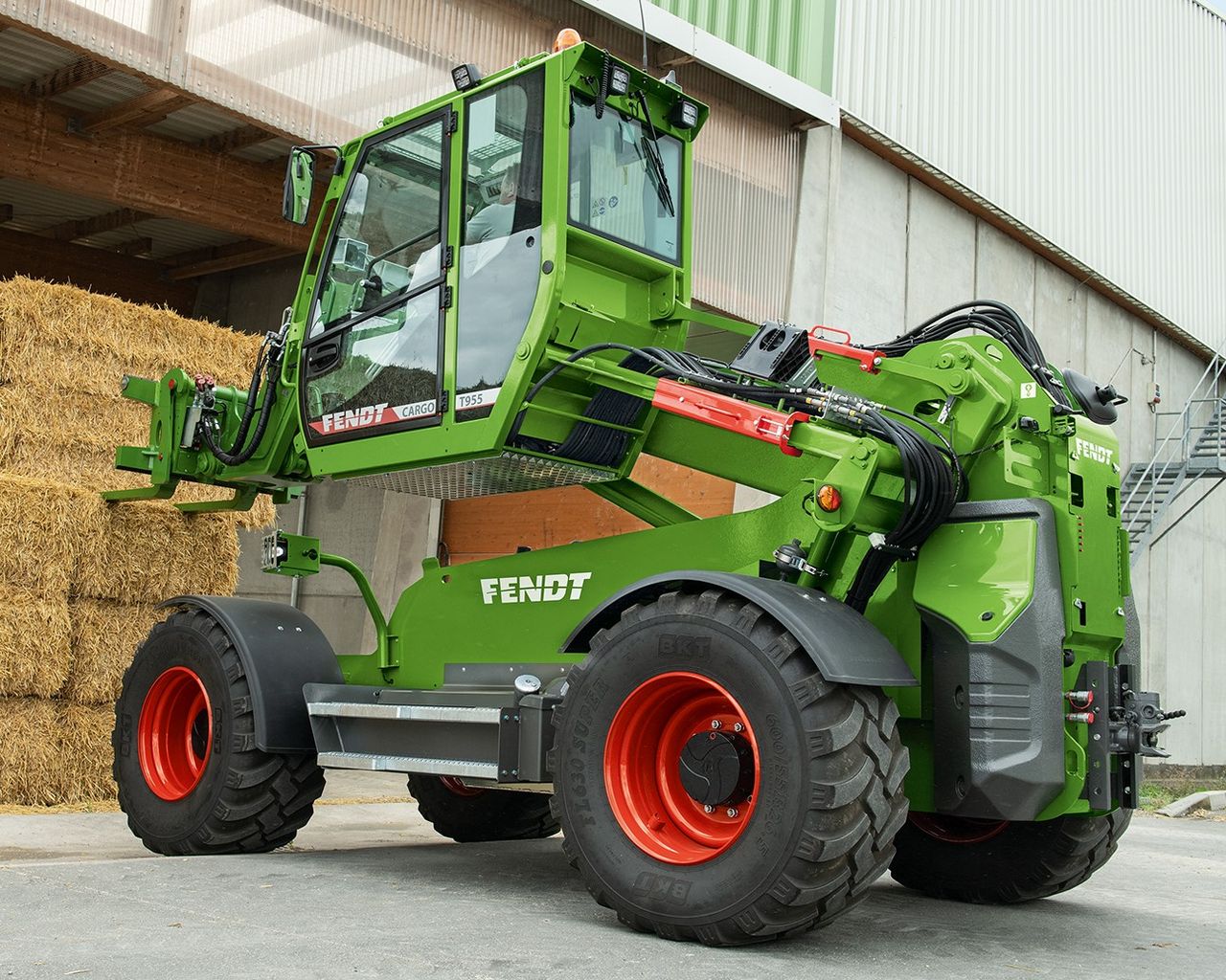 A Fendt-badged telehandler with an ‘all-round view like a wheel loader’