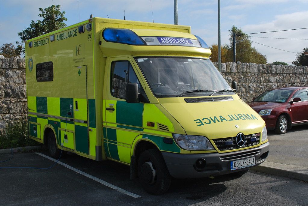 2 taken to hospital following collision involving tractor