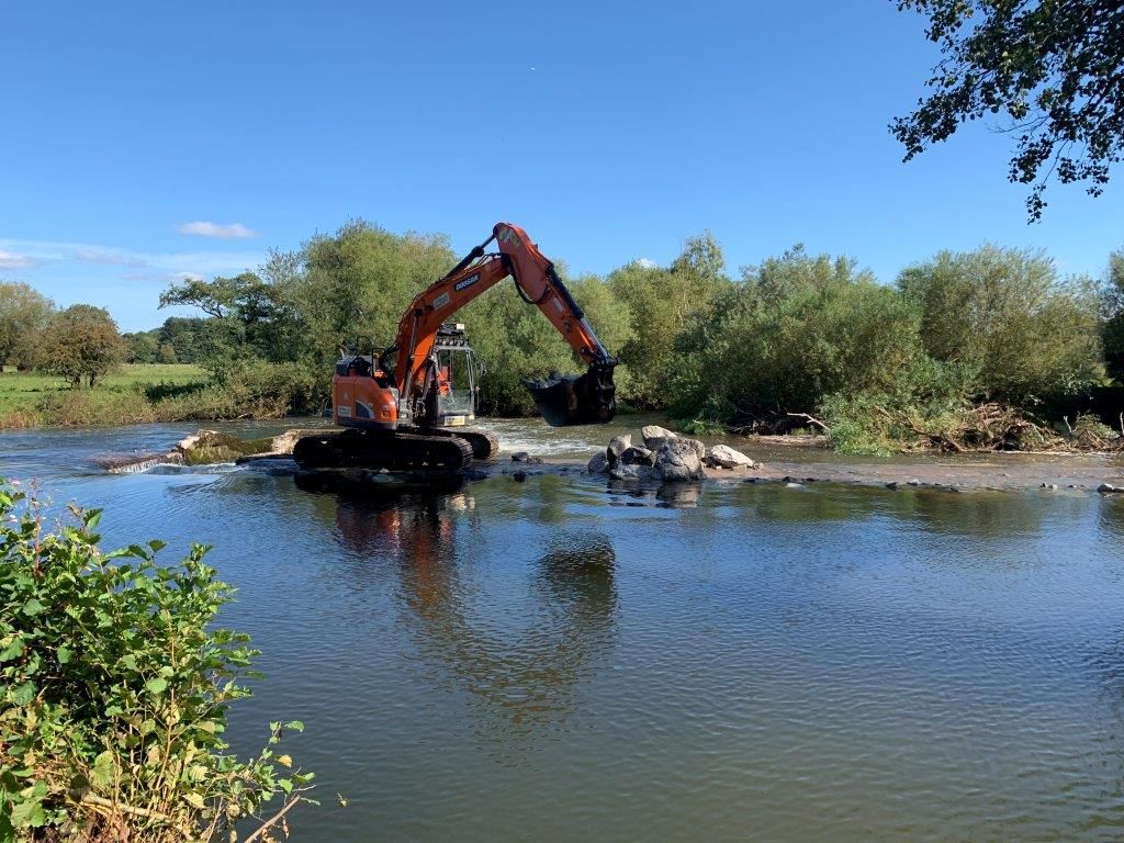 Removal of Dovecliff weir set to improve water quality