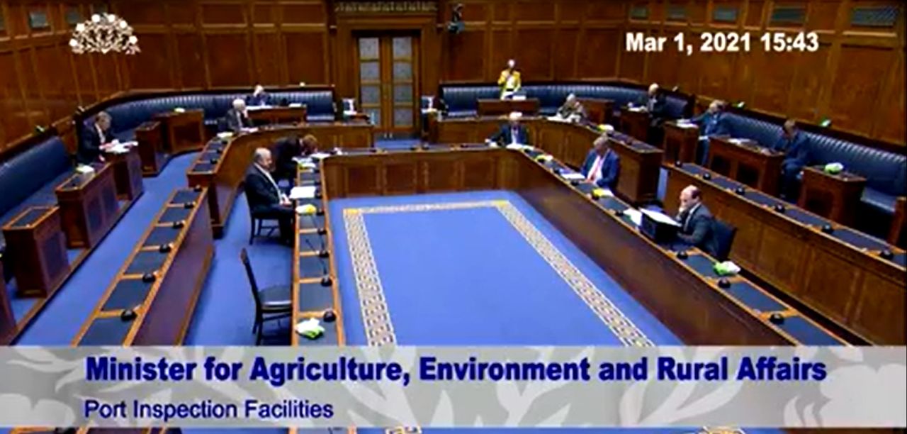 Lyons says ‘uncertainty and matters outside DAERA’s control’ prompted ports decision