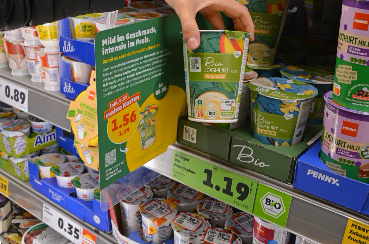 German supermarket charges ‘true costs’ of meat and dairy