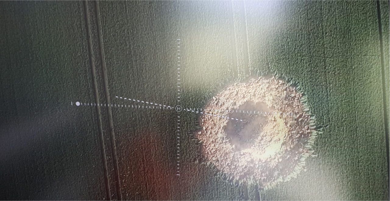 World War II bomb explodes in field – leaving 10m crater