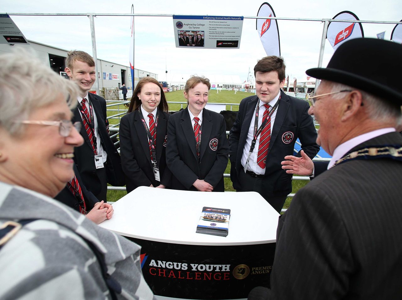 20 Angus-cross calves presented to NI teenagers