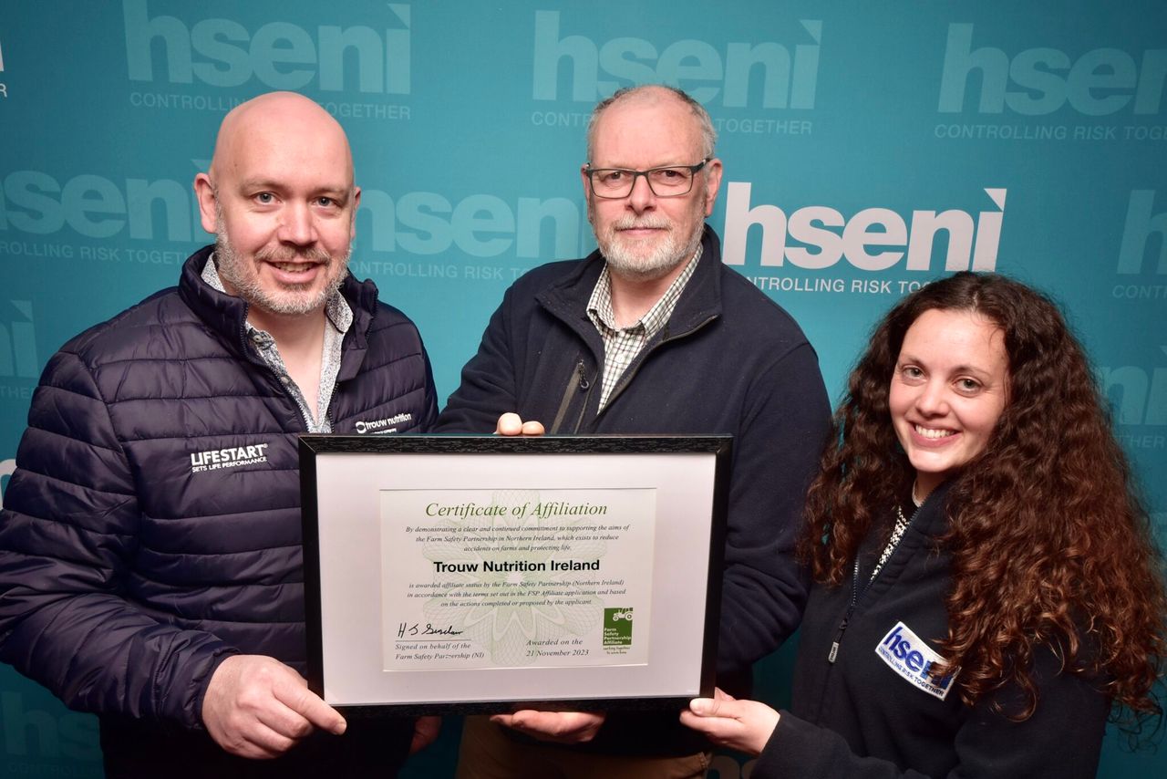 Trouw Nutrition Ireland joins farm safety partnership with HSENI