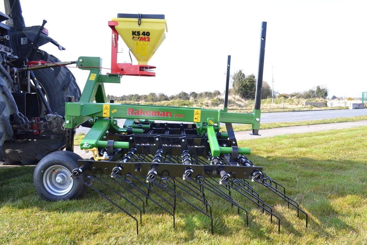 New Rakeman grass harrow